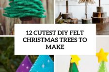 12 cutest diy felt christmas trees to make cover