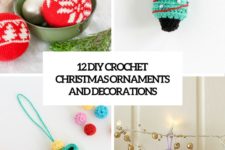 12 diy crochet christmas ornaments and decorations cover