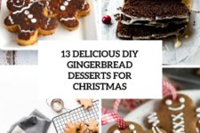 13 delicious diy gingerbread desserts for christmas cover