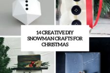 14 creative diy snowman crafts for christmas cover