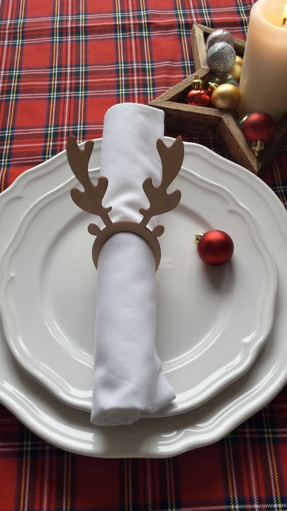 stag deer napkin rings just for fun