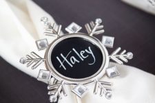 19 Christmas ornament frame with chalkboard for writing names