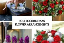 20 chic christmas flower arrangements cover