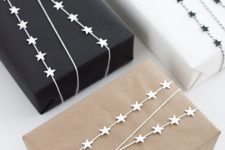 29 stylish gift wrapping with IKEA star garlands