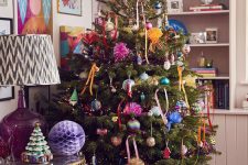 a colorful Christmas tree