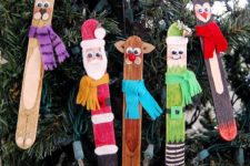 DIY popsicle stick characters for kids