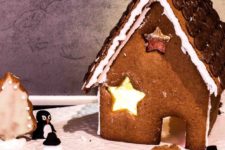 DIY gingerbread cookie house