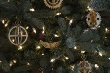 11 steampunk gear Christmas ornaments