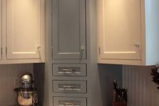 13 narrow corner cabinet with drawers