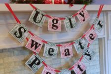 15 ugly sweater party banner