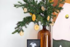 18 dried citrus ornaments