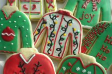 22 ugly sweater cookies are right what you need for your party