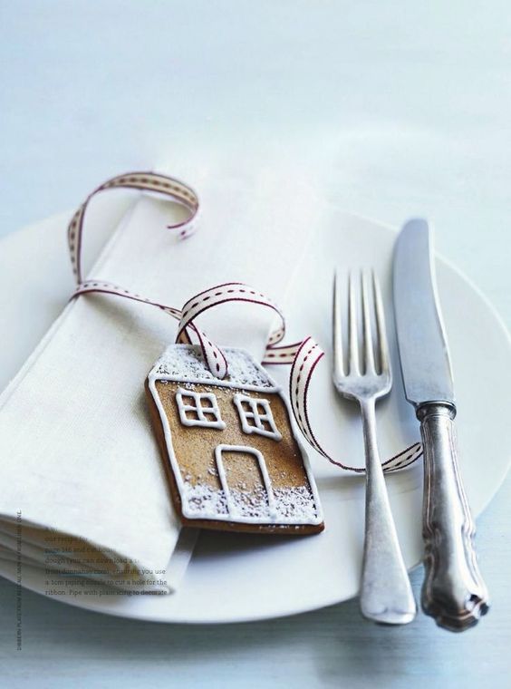 gingerbread cookie place card