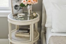 25 three-tiered side table will give your much storage space