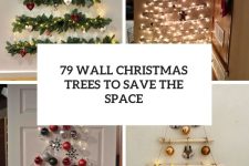 79 Wall Christmas Trees To Save The Space cover