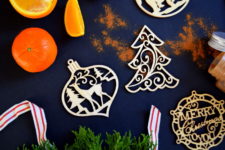 DIY scented Christmas ornaments