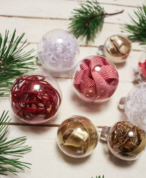 79 Clear Glass Christmas Ornament Decor Ideas - Shelterness