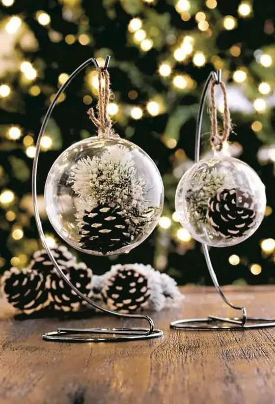 2023 Funny Christmas Tree Gift Ornament - Funny Mini Package Clear Ornament  Ball
