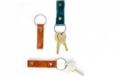 DIY leater key ring with a universal design
