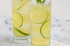 DIY green tea cold brew cocktail