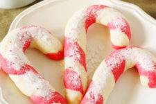 DIY candy cane cookies