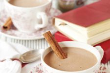 DIY cinnamon hot chocolate