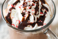 DIY creamy peppermint hot chocolate