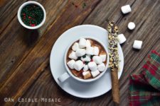 DIY hot chocolate with toppings