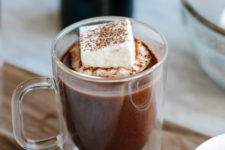 DIY red wine hot chocolate