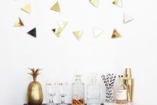 02 confetti triangle wall art for a home bar looks amazing