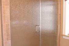 03 opaque rain glass shower doors for some privacy