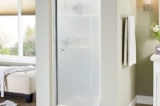 04 white rain glass looks modern yet keeps your privacy