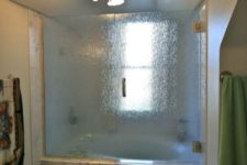 06 chic blue rian shower glass
