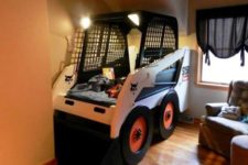 07 skid-steer loader replica bed with headlights