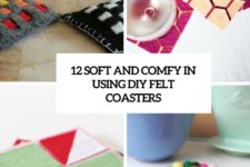 12 soft and comfy in using felt coasters cover