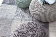 19 chic chunky knit soft floor pillows are a great choice for winter