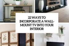 22 ways to incorporate a wall-mount tv into your interior cover