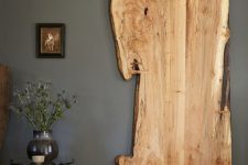 23 raw edge wooden sliding door