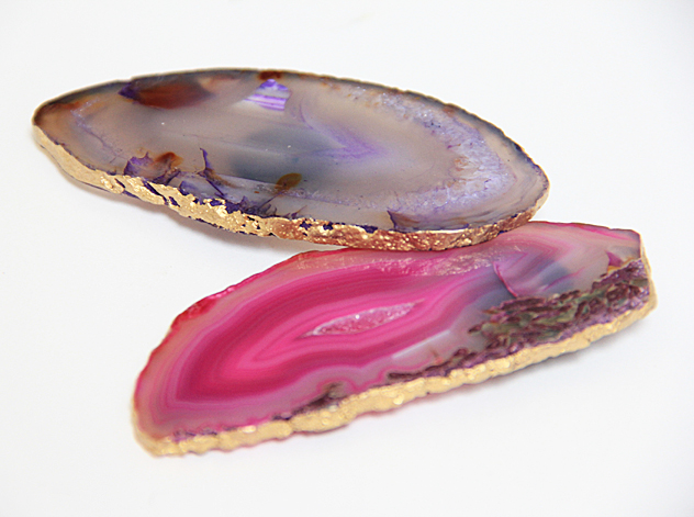 DIY agate stone magnets