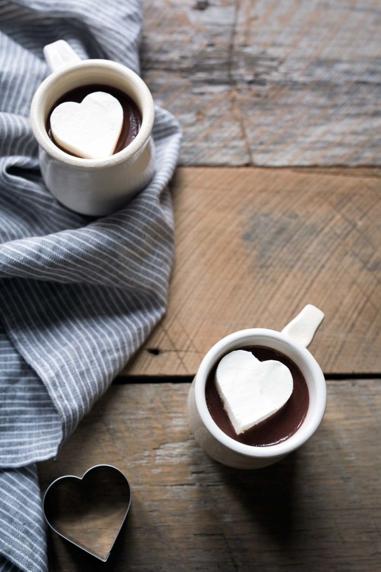 DIY hot chocolate with whipped cream (via www.savorysimple.net)