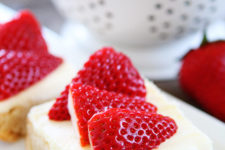 DIY strawberries and cream bars