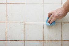 how to prevent mildew and mold and clean the grout