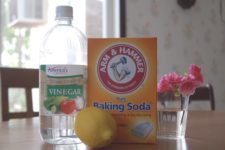DIY grout cleaner with baking soda