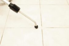 how to clean kitchen or bathroom grout