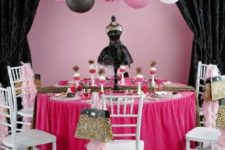 08 throw a Diva-themed party in hot pink, black and white and animal prints