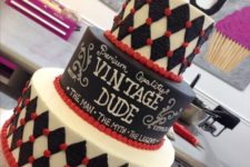 15 50th birthday cake – vintage dude – for a man