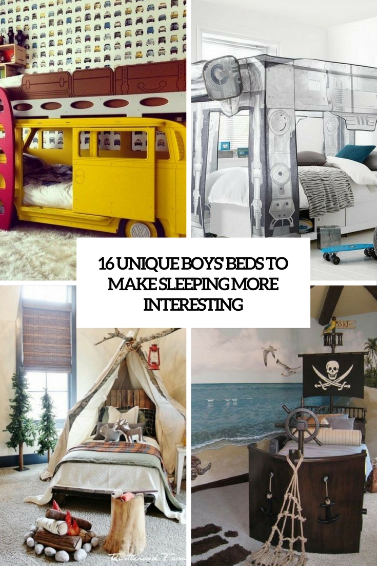16 Unique Boys Beds To Make Sleeping More Interesting