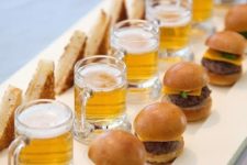 17 beer and proper appetizers will be awesome for all the guests