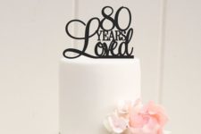 18 elegant 80th birthday cake with a cool topper