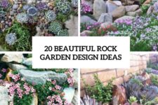 20 beautiful rock garden design ideas cover